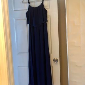 Dark blue maxi dress